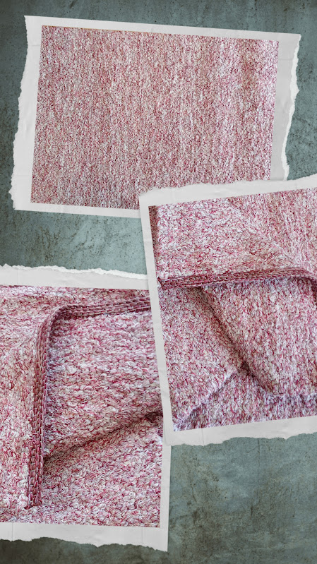 Teppich Nr. 46/26 Baumwolle Chiemsee 7, Farbe Rosa