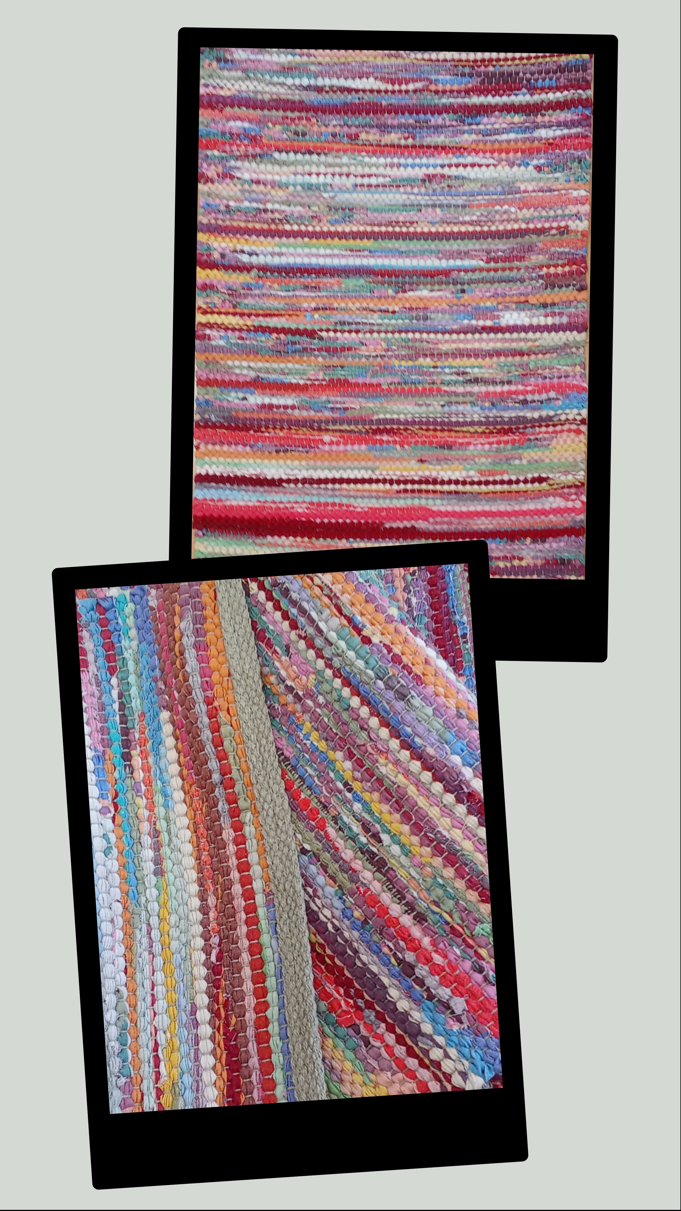 Teppich Nr. 103/26 in recyclete Baumwolle, Farbe "gemischt" Allegro